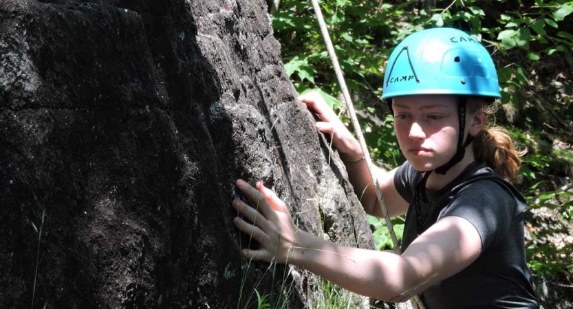 rock climbing course for teens 